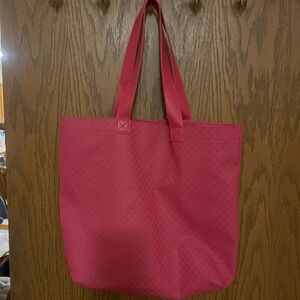 Pink Tote Bag with Spacious Interior and Durable Material